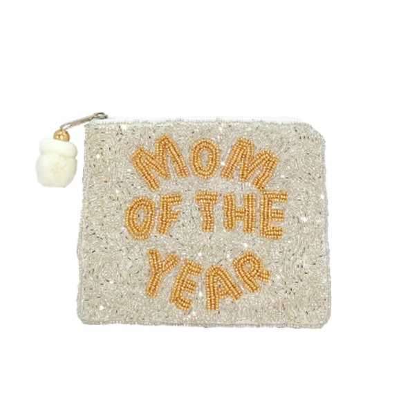 "MOM OF THE YEAR" Coin Pouch - Picture 1 of 1